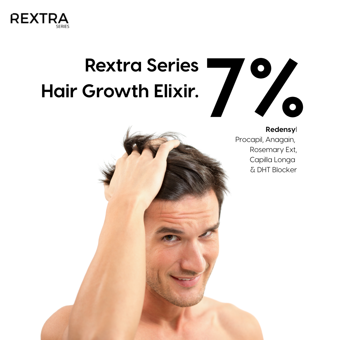 The Ultimate Hair Growth Elixir by Rextra Series | Clinically Proven Anti-Hair Fall Serum